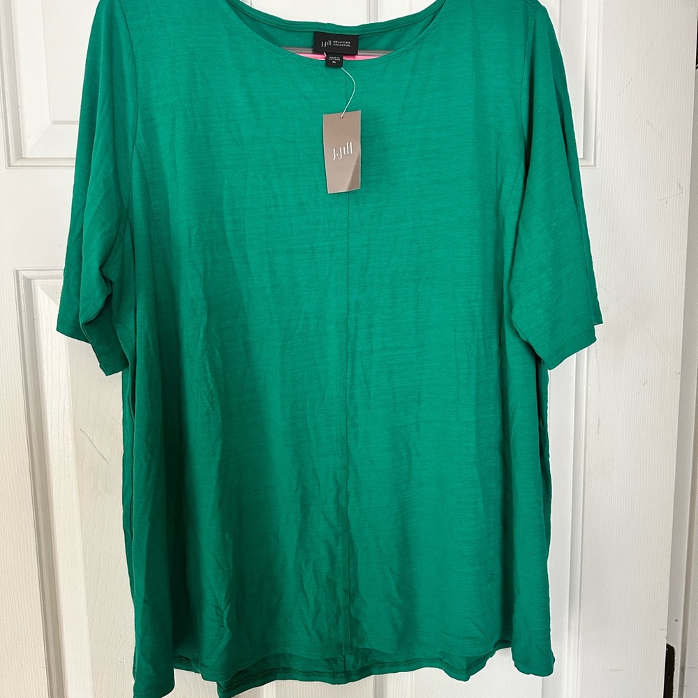 J. Jill Emerald Green Blouse